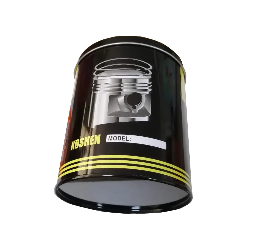 
Factory directly supply black round cylinder tin can boxes for motor parts 