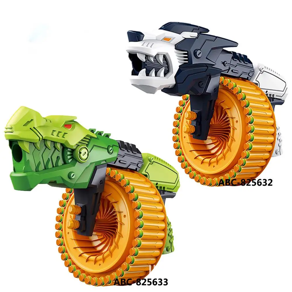 Automatic Toy Foam Blasters with Soft Bullets 40-Dart Electronic Soft Bullet Gun Foam Dart Gun Shooting Games Kids Toy