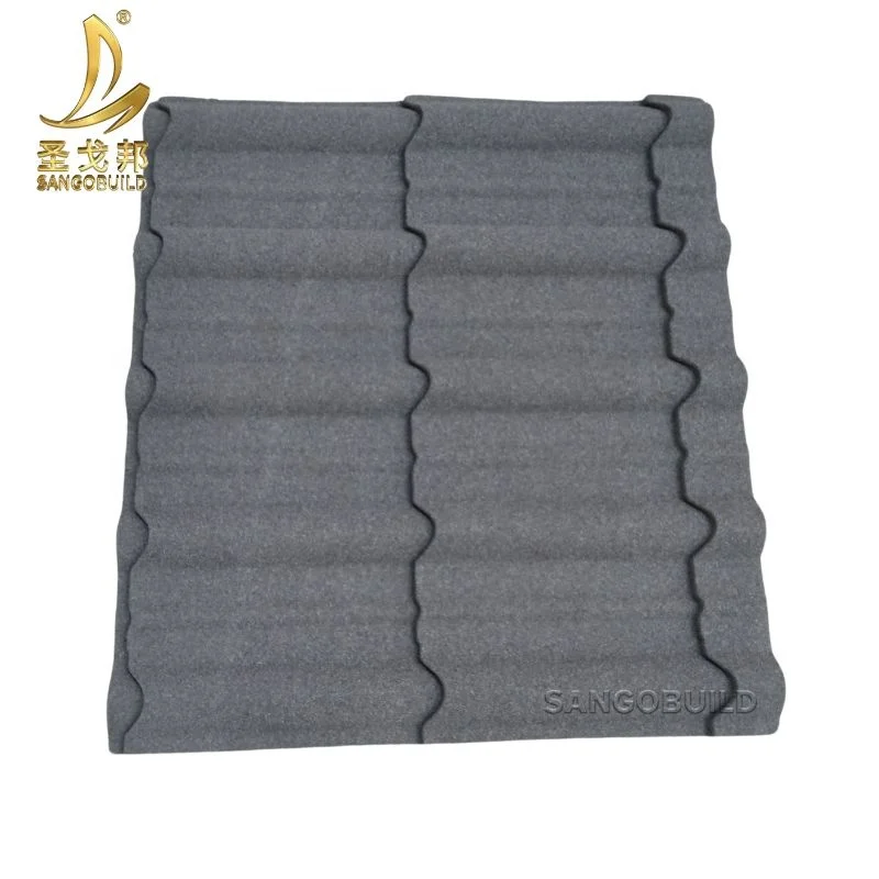 6m Larger Size New Zealand Corrugated Galvanized Lightweight Roofing Steel Sheets Stone Coated Metal Roof Spanish