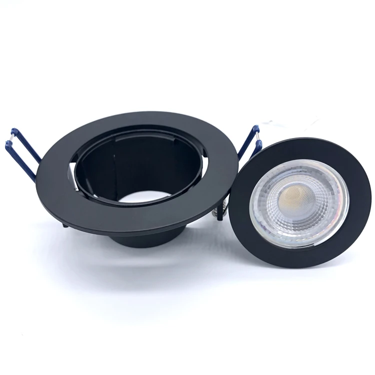 Dimmable led spot light frame gu10 housing spotlight fitting with good quality