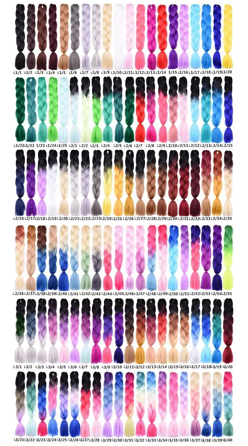 wholesale Free Sample braid Popular hair extension Expression products synthetic jumbo braiding Hair Extension