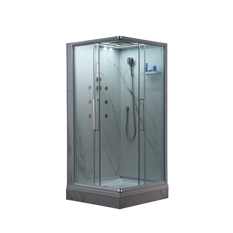 Steam Shower Room with Luxurious Hydromassage Shower Cabins