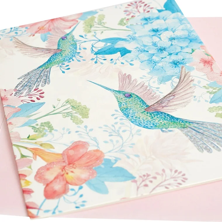 Thank You High Quality Printing Cards, Handmade Paper Folded Appreciation Greeting Cards