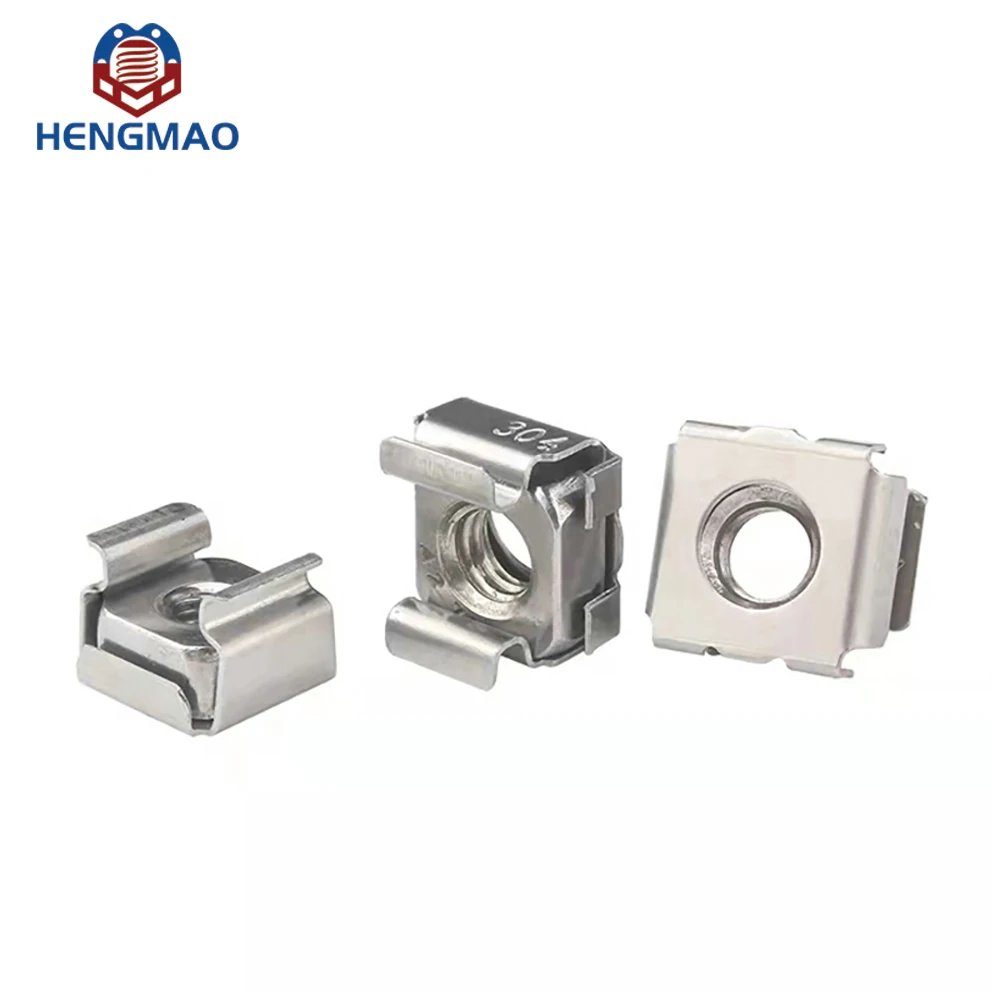 High Quality SS304 SS316 M4 M5 M6 M8 M10 Cage Nuts
