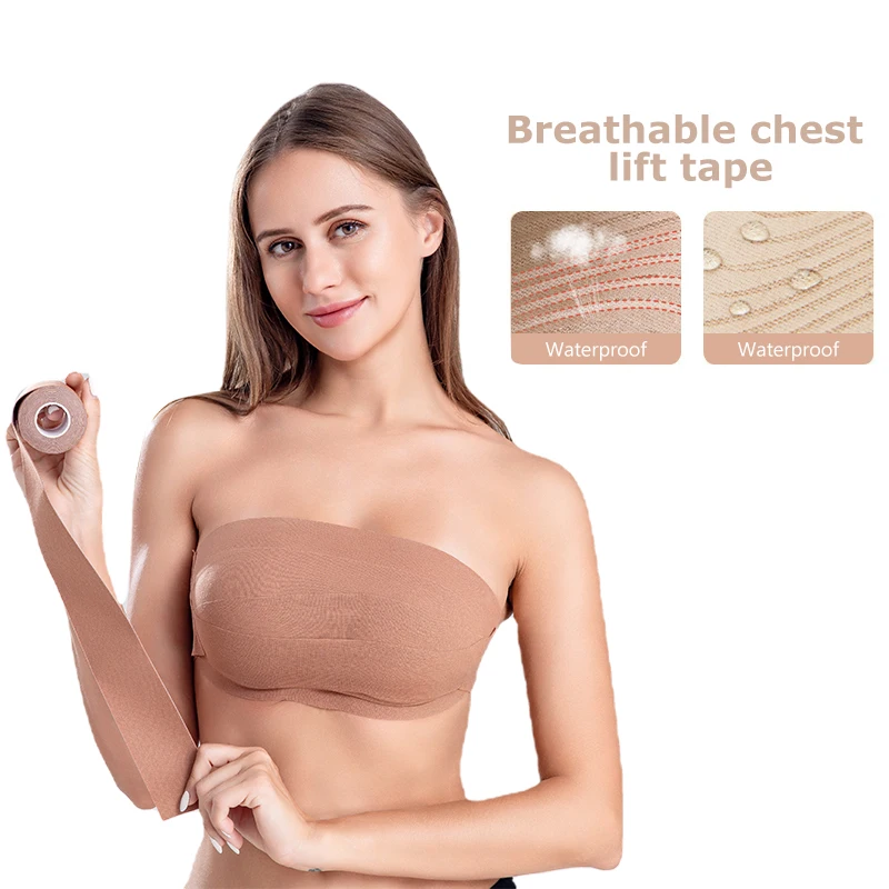 Easy to Use DIY Confidence Extra Hold Adhesive Lift Body Tape for All Breast Sizes