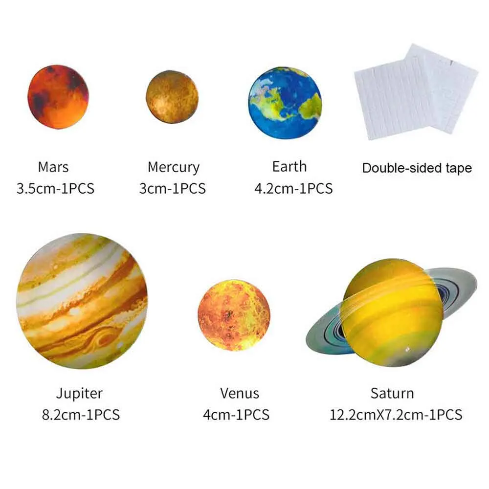 
Glow In The Dark Luminous Stars and Moon Wall Stickers Ceiling Bedroom Deco 