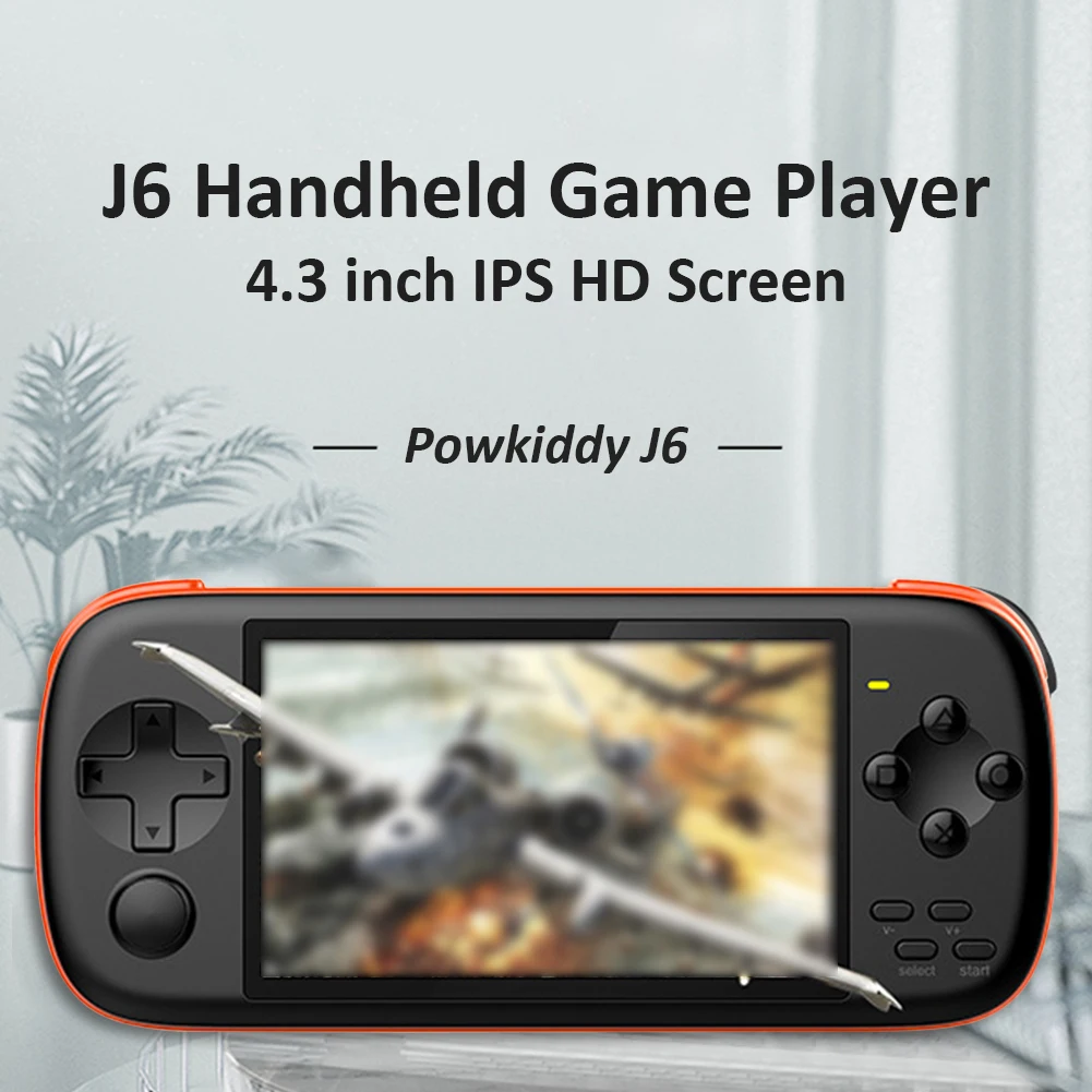  Портативная игровая консоль J6 4 3 дюйма IPS экран HD 128 бит симулятор аркадная игра лучший подарок для