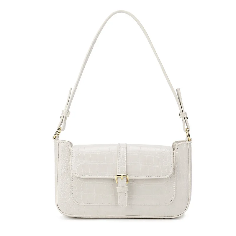 Hot Sale High Quality Crocodile Leather Texture One Shoulder Messenger Underarm Bags Wholesale