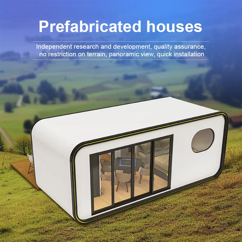 Van Modular Homes China Prefabricated Wooden Capsule House Container Luxury Modern  Japanese Style House