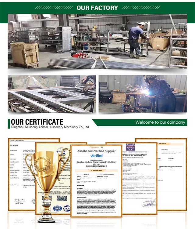 Customized Barns European Style Horse Stall Fronts Sliding Door Bamboo Filler With Roof Horse Stables Rotating Feeder For Sale