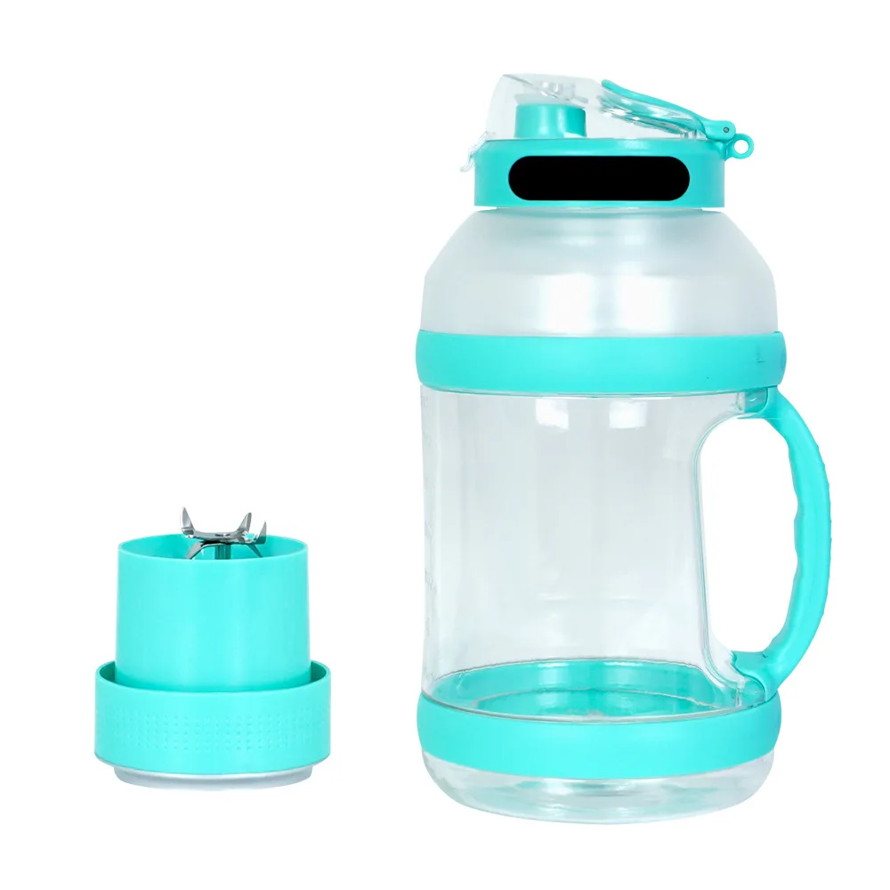Mini Blender Home USB 6 Blades Fresh Vegetable Juicer Machine 2000ml Rechargeable Smoothie Fruit Juice Portable Blenders