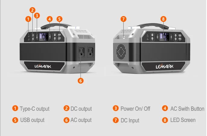 
Lithium Ion Battery Portable Solar Generator Camping Rv Ac Dc Rechargeable Power Station 350W Mini solar light kits 
