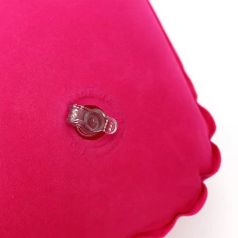 Travel U-shaped inflatable pillow, travel three-piece neck pillow, inflatable thickened flocking U-shaped air pillow