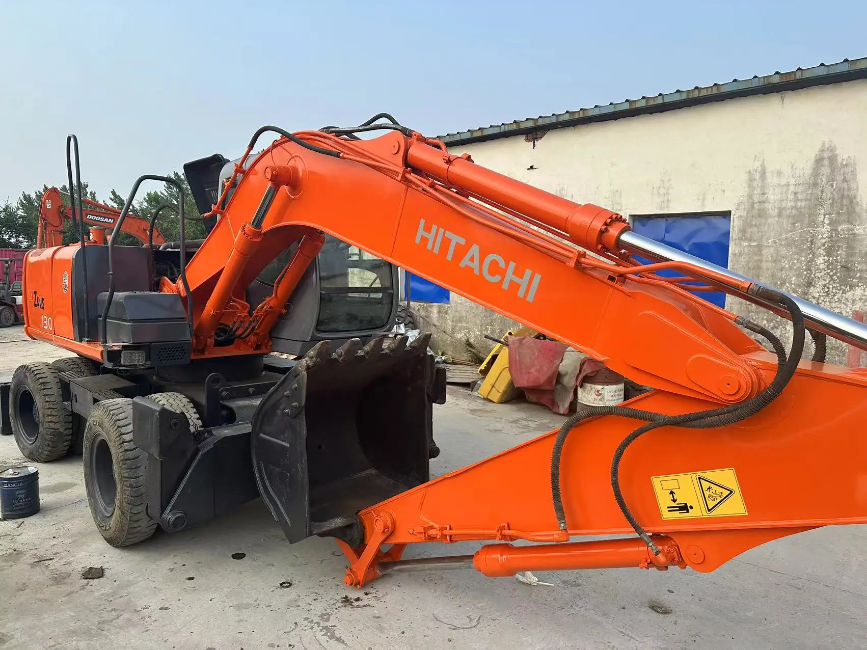 Hot Sale! Used Hitachi ZX130 Wheel Excavator |Excellent Condition|  Best Price | Perfect for Construction & Road Projects