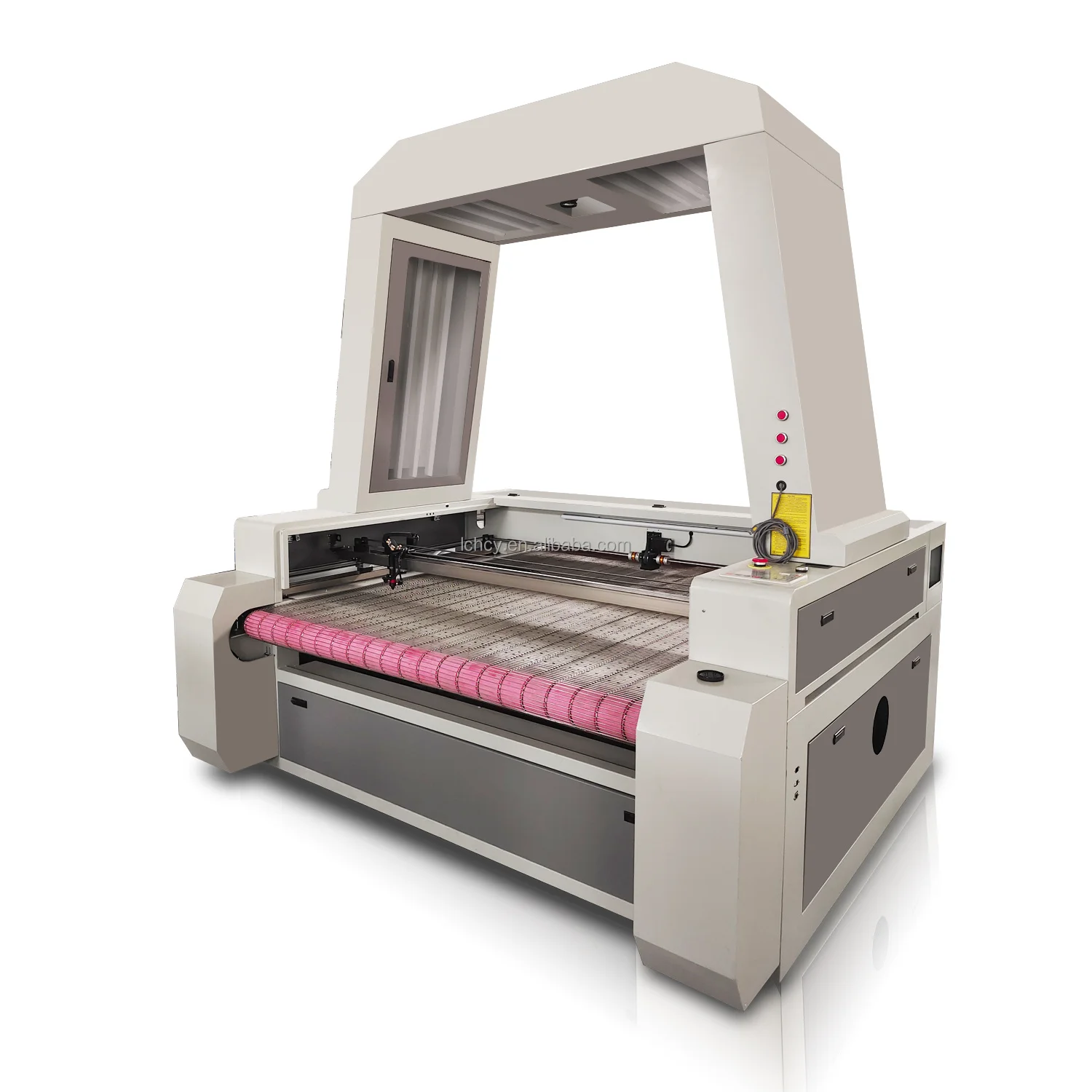 Big CCD Vision Positioning Sublimation Fabric Laser Cutting Machine 1610 Laser Machine for Cutting Vinyl Records