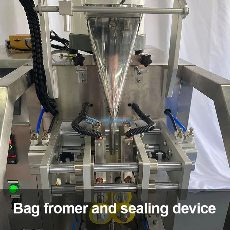 
Semi-automatic small vertical gummy bear soft candy packing machine 