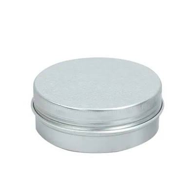 CBD aluminum jars&can with screw lid cosmetic cream jar