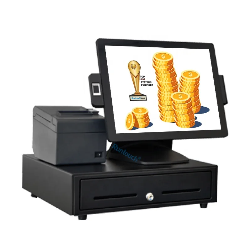 15/15.6/18.5/21.5inch Punto De Venta PDV Touchscreen Das Kassensystem Supply All In One Windows 10/11 Pos Systems