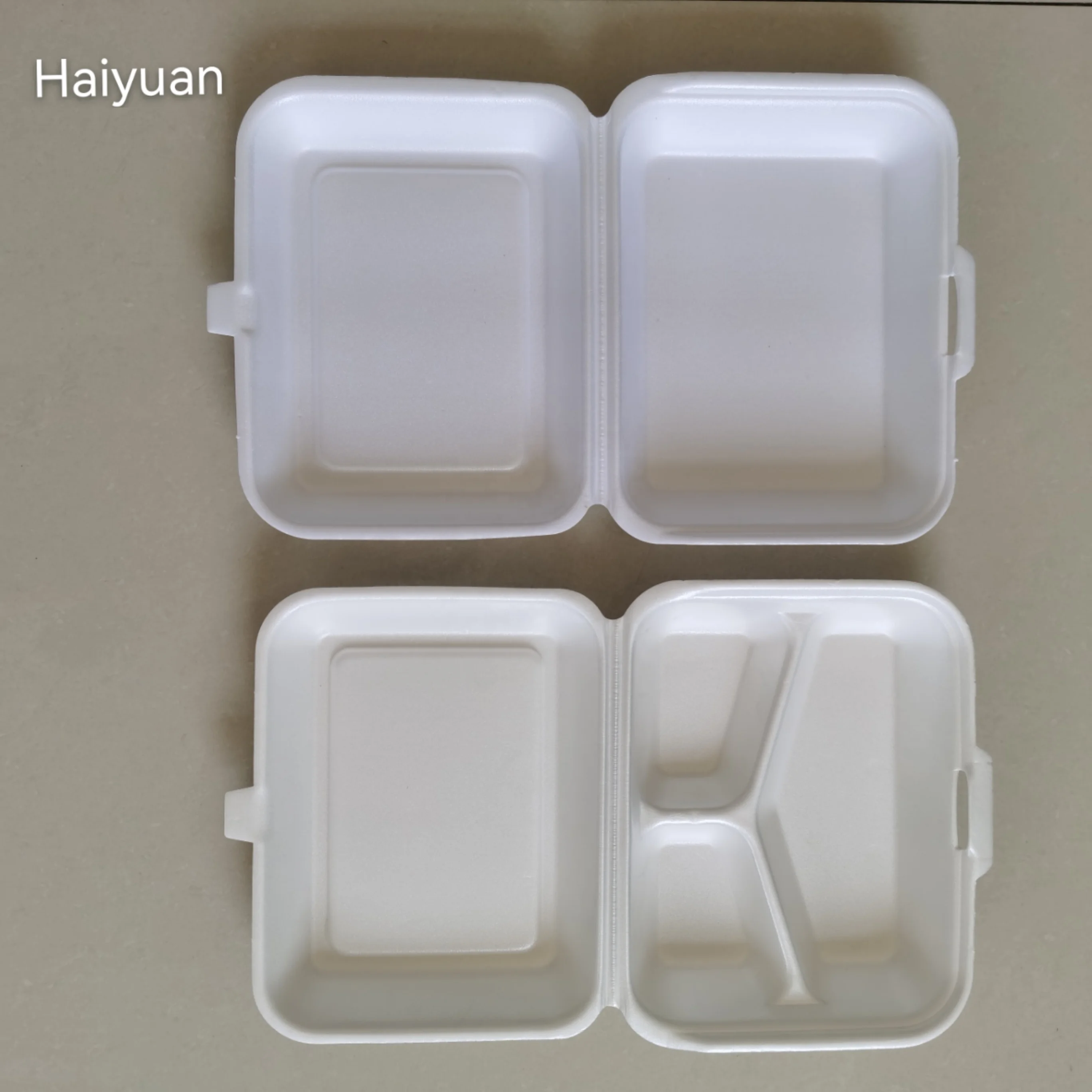 take away foam plastic food packing lunch box making machine