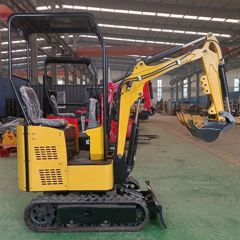 1100kg mini excavator small digger crawler excavator 1ton 2 ton new bagger for sale