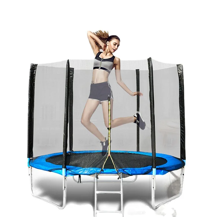Home Children Indoor Commercial Trampoline Outdoor Adult Trampoline Fitness Equipment with Protective Net Universal Circular