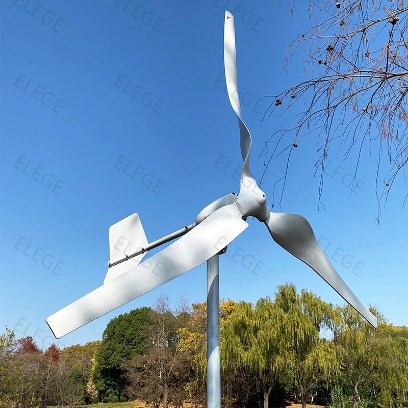5kw 48V volt wind generator free energy generator wind turbine generator Rooftop farm road installation