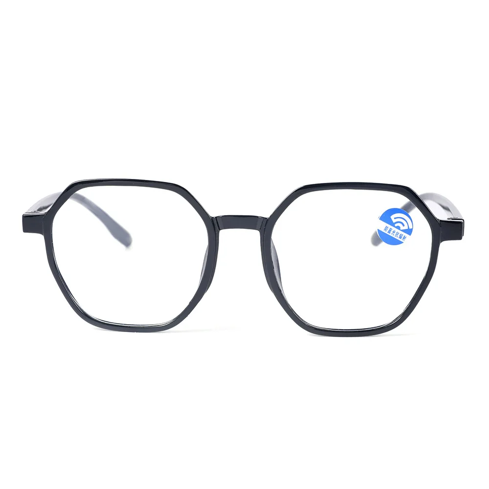 2024 New retro rice nails anti-blue light square frame fashion glasses frame flat mirror anti-computer radiation eye protection