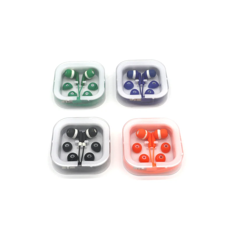 Wholesale Cheap Colorful 1.2M Wire In Ear Earbuds Earphone