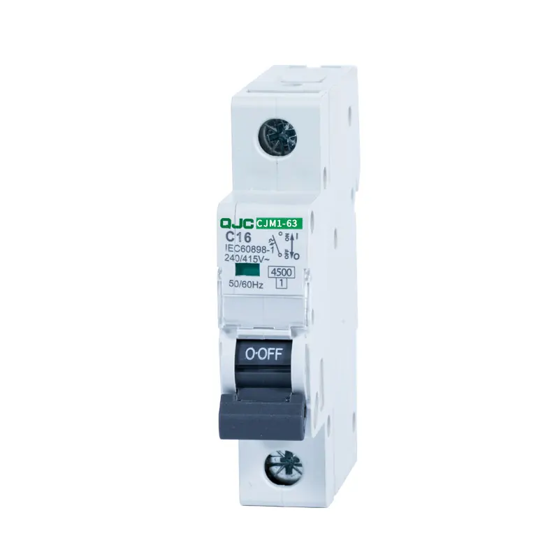  QJC Прямая продажа с фабрики 1P 2P 3P 4P C65 AC 230V/415V 6KA 50/60Hz промышленные бытовые средства защиты цепи мини автомат
