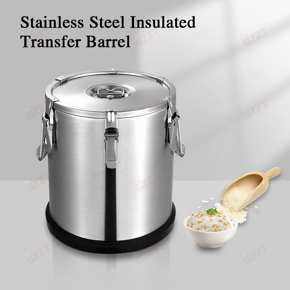 4 литра 120 литров контейнер для подогрева супа многофункциональный из нержавеющей стали с двойной стенкой изолированный хранения