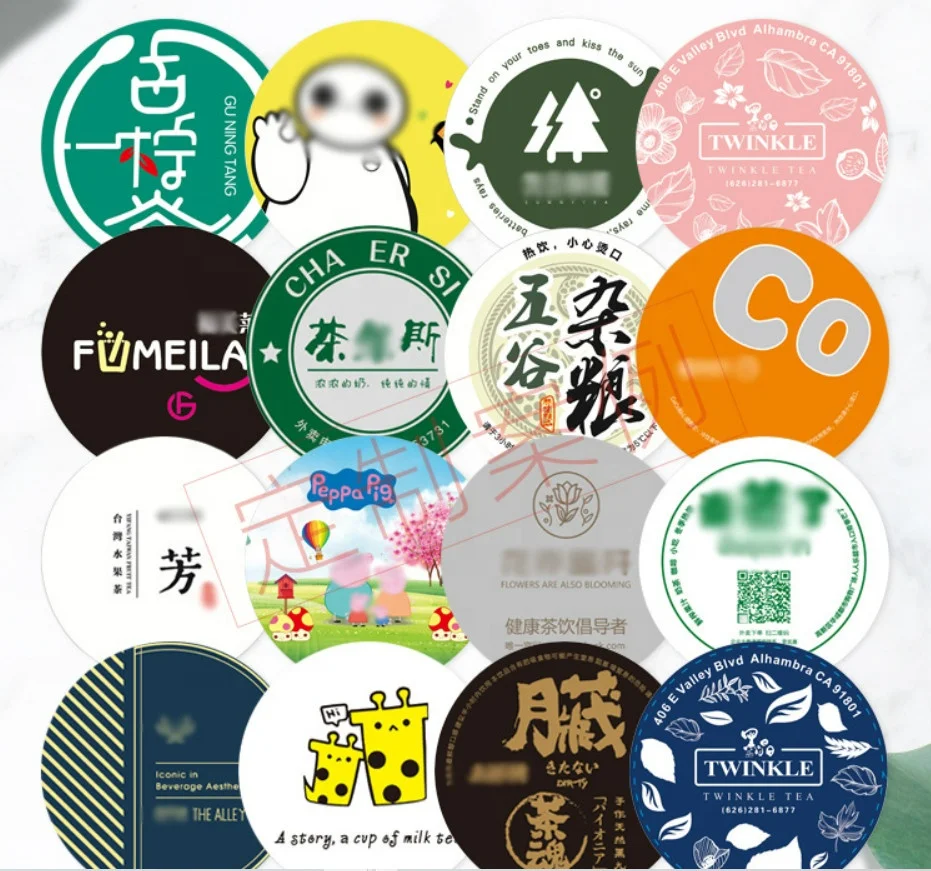 12 Zodiacs Design PP Plastic Cup Sealing Film Roll for Bubble Tea and Food Packaging