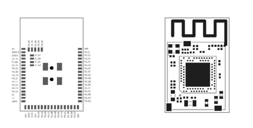  Миниатюрный модуль Zigbee Minew nRF52840