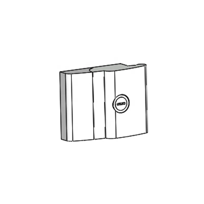 OEM Black Aluminum Alloy Latch Door Lock with Keys
