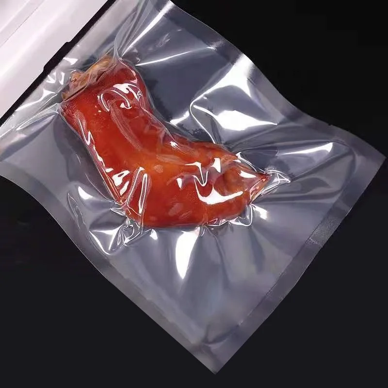 China Factory Price Food Grade 3 Side Sealed Vacuum Packing Bag/nylon Retort Pouch For Frozen Food With Tear Notch