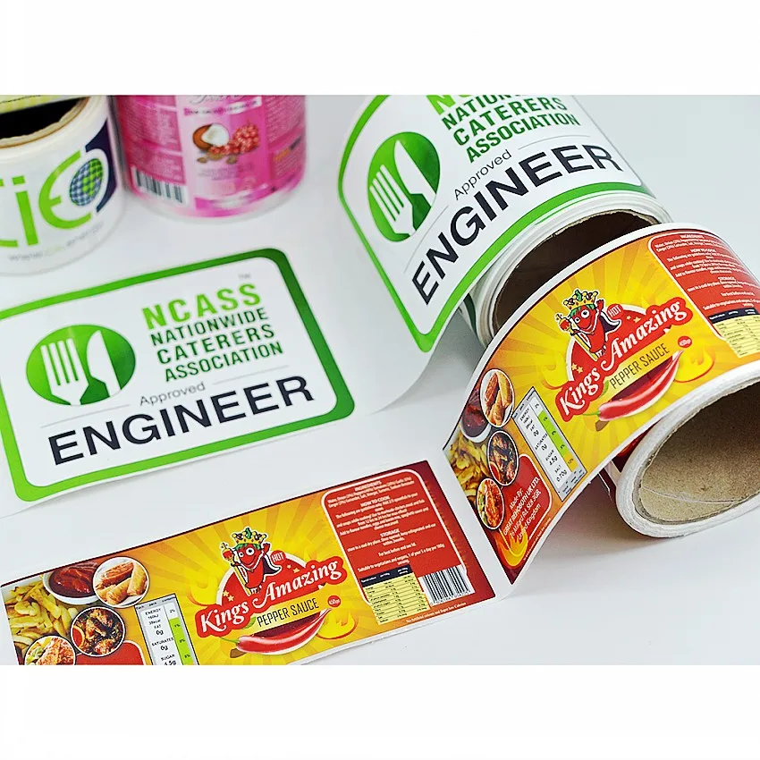 Manufacturers Custom Private Brand Name Printing Logo Adhesive Roll Labels Stickers for Packaging (1600522414088)