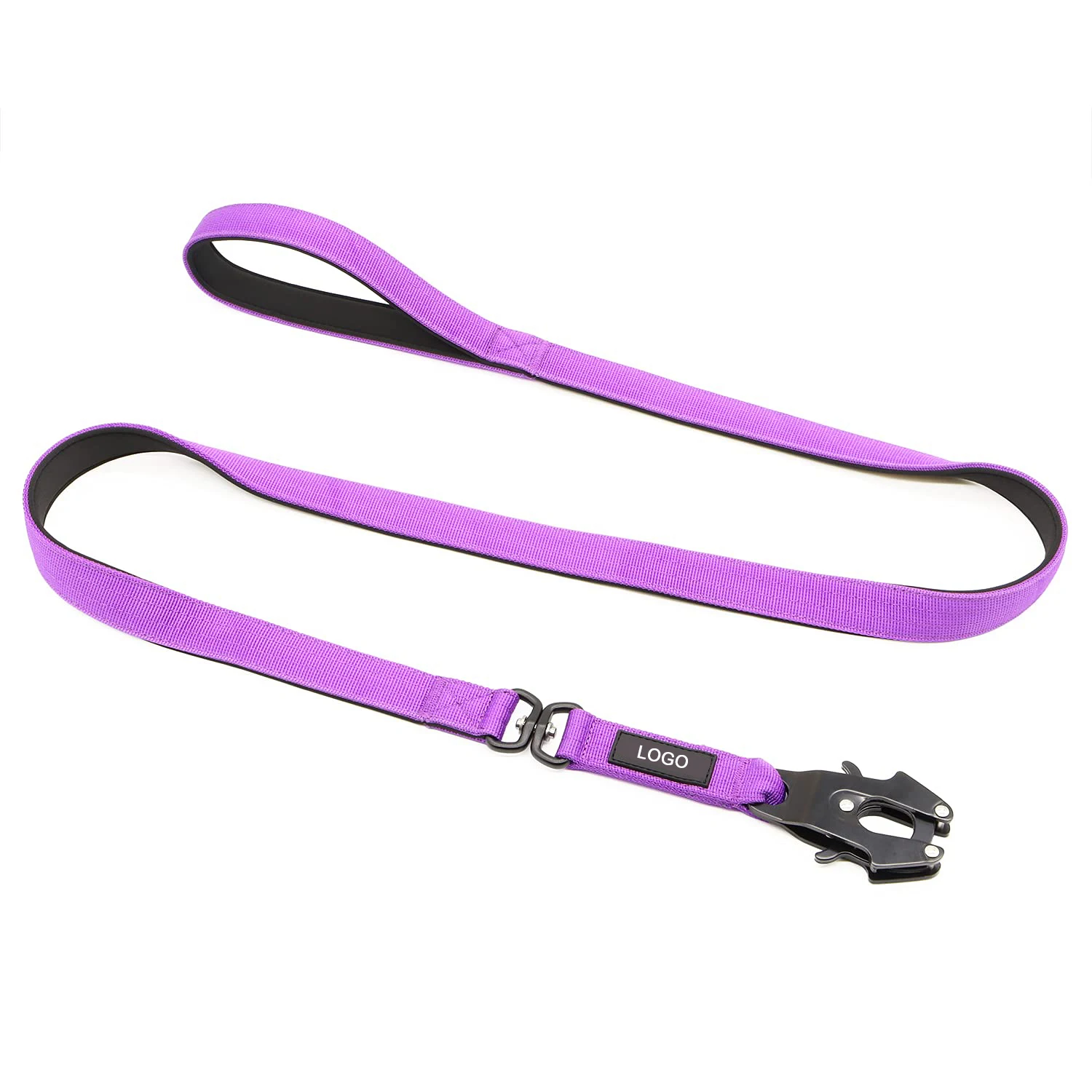 Tactical Nylon Pet Dog Leash With Durable Buckle And Clip,For Large Medium Dogs Training Running