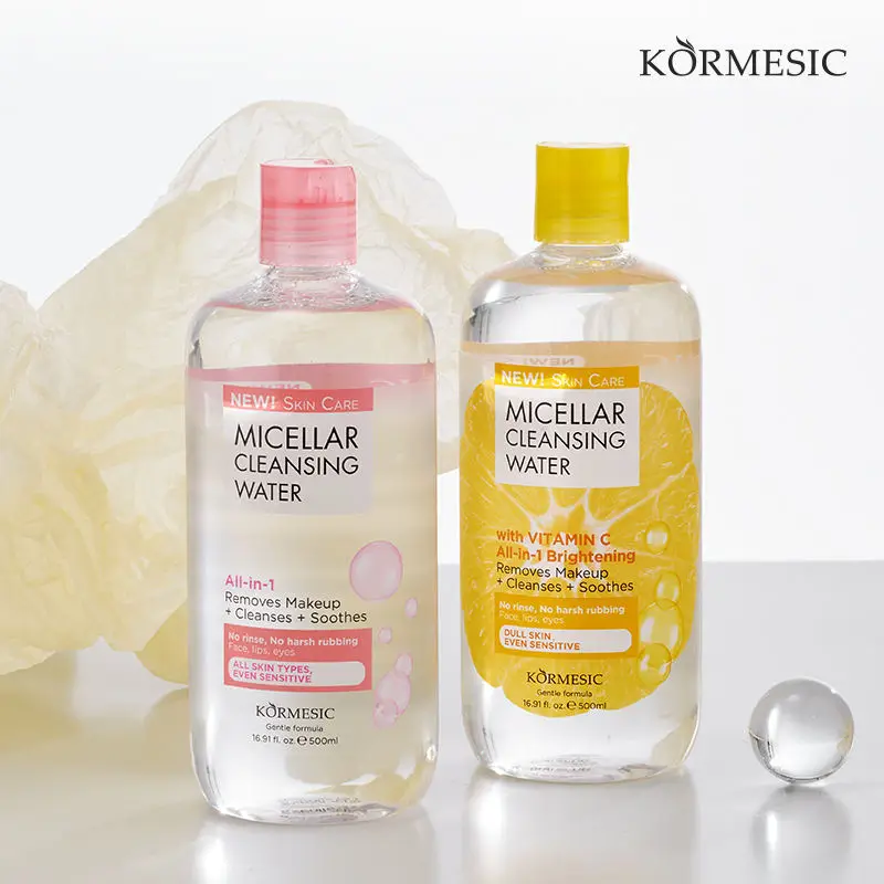 MIDUO Source OEM Factory All in one Vitamin C Skin Green Tea Oil Deep Micellar Makeup Remover Soothes Cleansing Water For Face