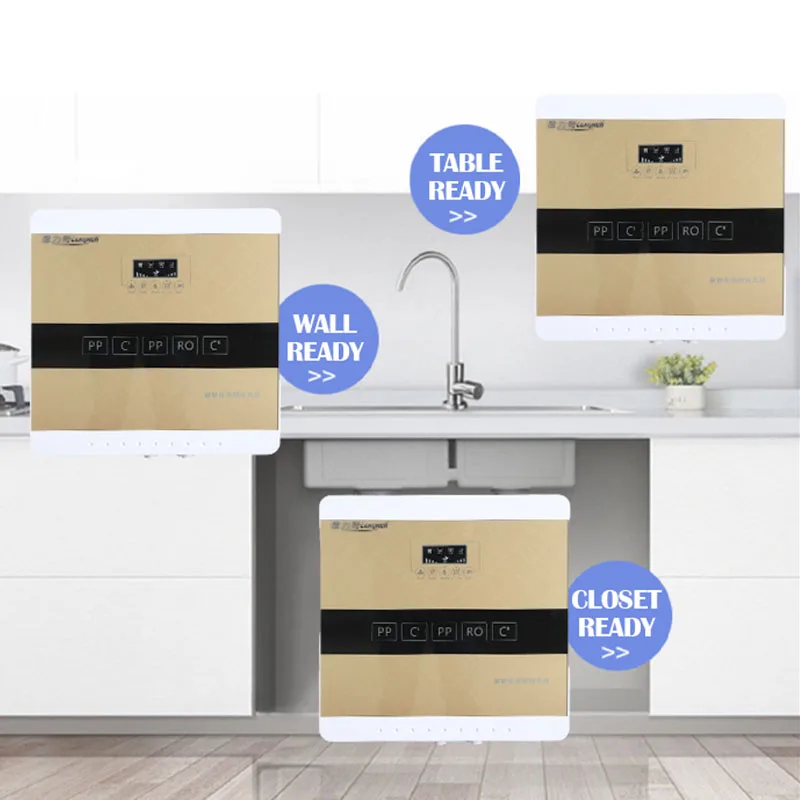 75GPD Cabinet 5 Stage Reverse Osmosis System water filter Osmosis Reverse Water System Purifier RO Water Purifier for home