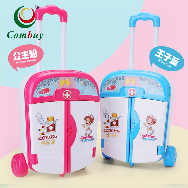 Докторский комплект для ролевых игр, медсестра, чемодан, детская стоматологическая игрушка