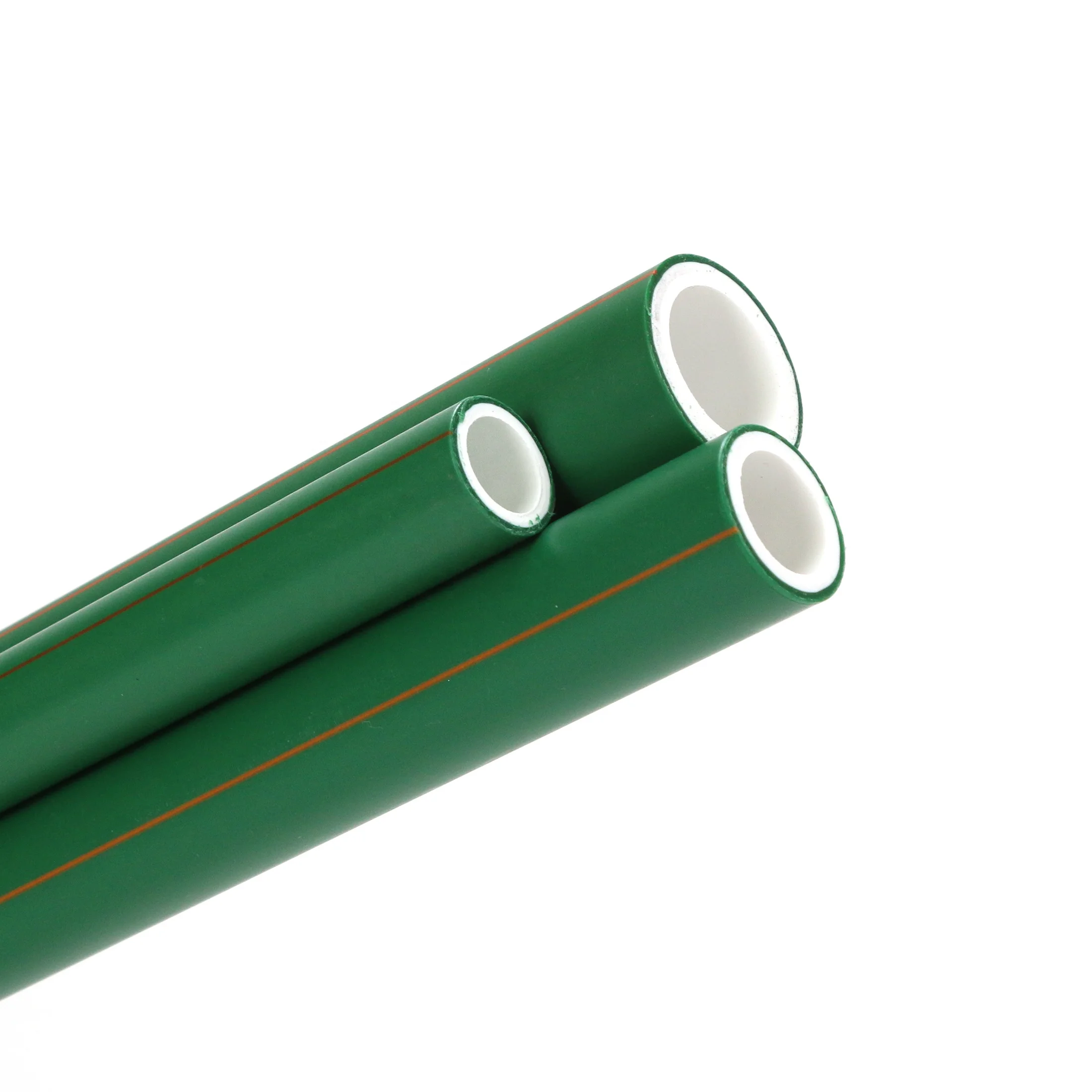 PP-R  Plastic white green  hot water pipes