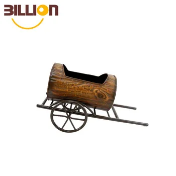 Cheap Country Flower trolley Tool Cart Metal Garden Wagon