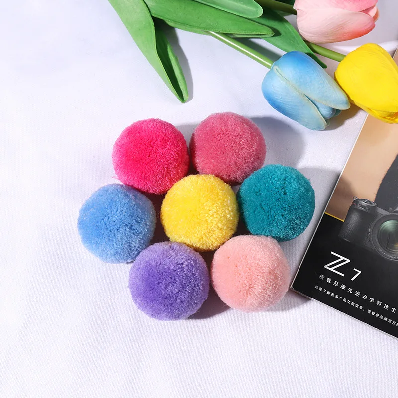 Mrq-18 Multi Color 3cm DIY Craft Making Assorted Pom Poms Hanging Hat Garment decorations