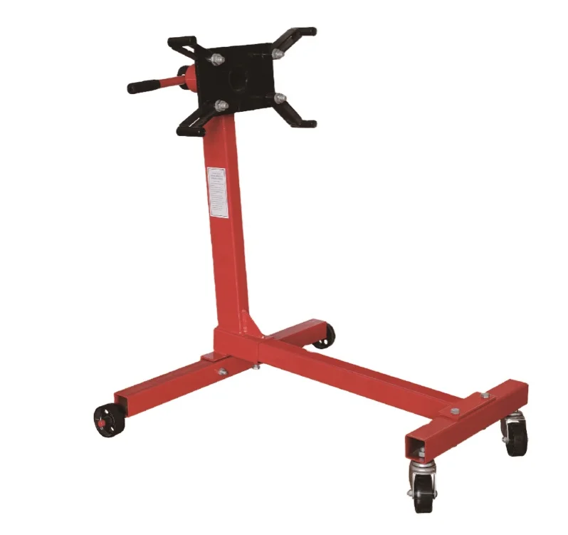 1000LB Kapazitat Stahl Rotationsmotorstander Drehbarer 360-Grad-Befestigungskopf mit 4 Kugellager Drehenden Rollen