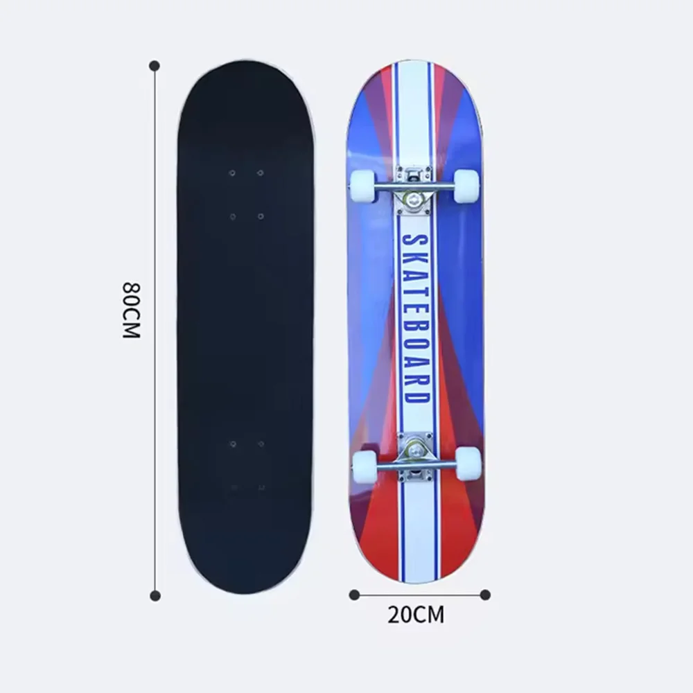High-end Factory Custom Pro Complete Skateboard 7/8 Layer Maple Wood Skateboards Deck Complete Skateboards For Extreme Sports