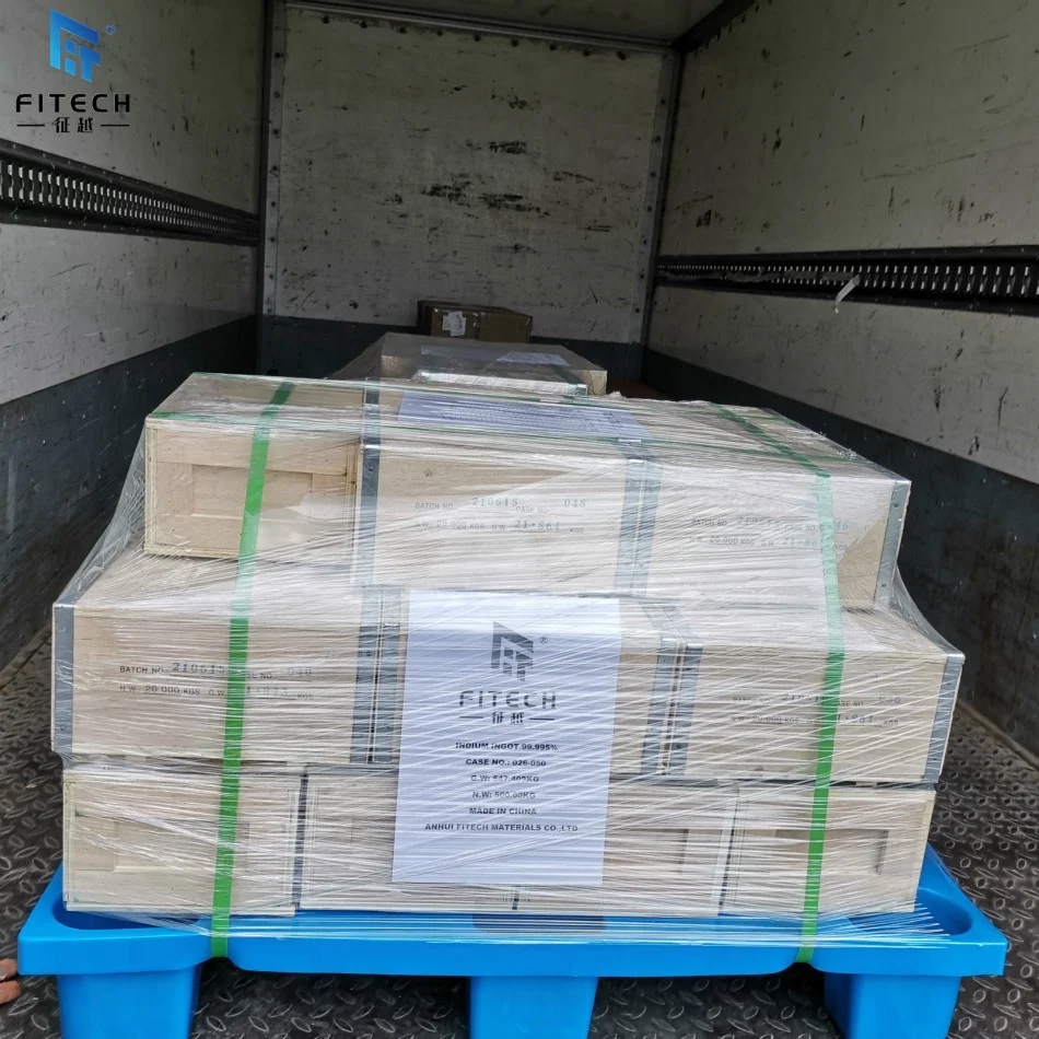 Supply high purity Silvery White indium metal prices ,Indium metal ingot