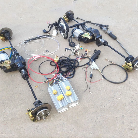 4X4 4WD Differential Lock Vehicle Electric Car Truck ATV UTV Front Rear Drive Axles with Motor