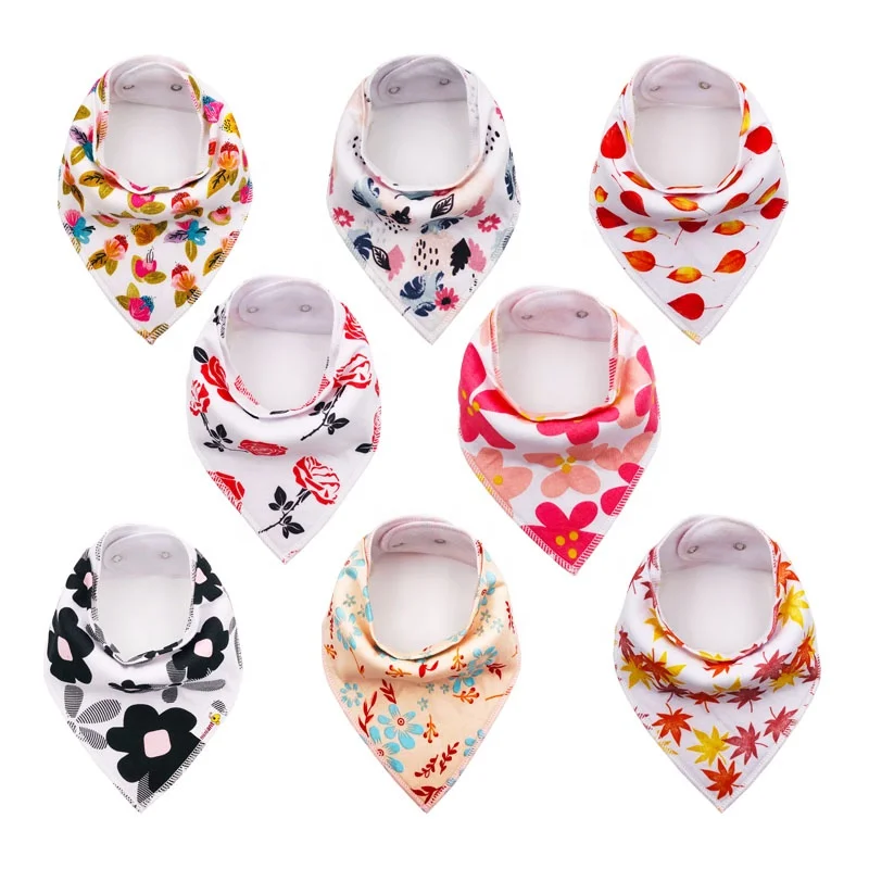 Factory Price Baby Saliva Towel Bib Eco-friendly Designer Boy Wears Boutique Baby Bandana Bibs