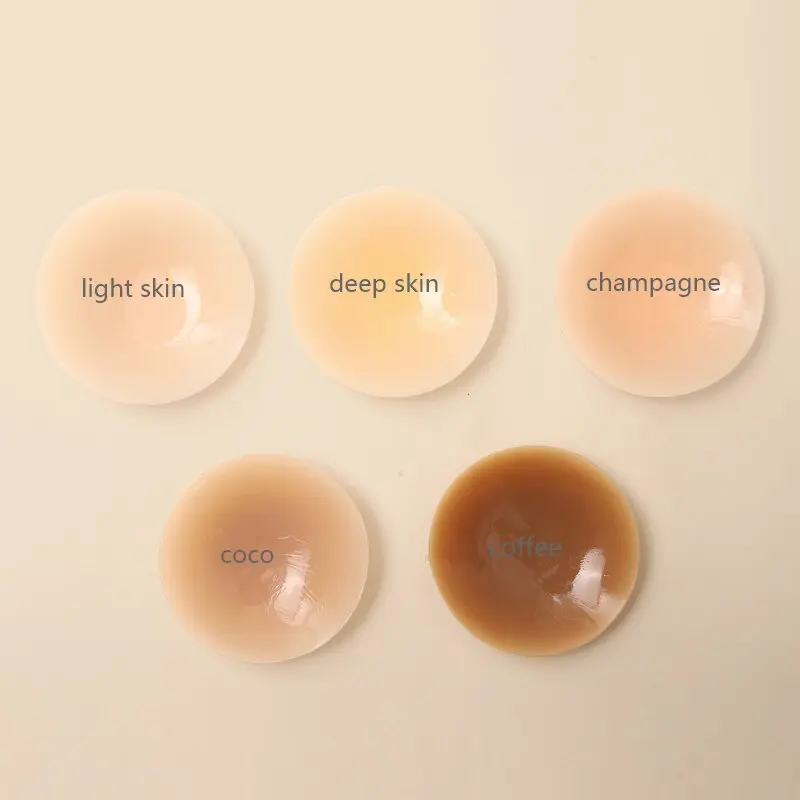 Women Sexy Push Up Bras Nipple Cover Seamless Adhesive Silicone Bra Backless Reusable Sticky Breast Lift Nipple Cover