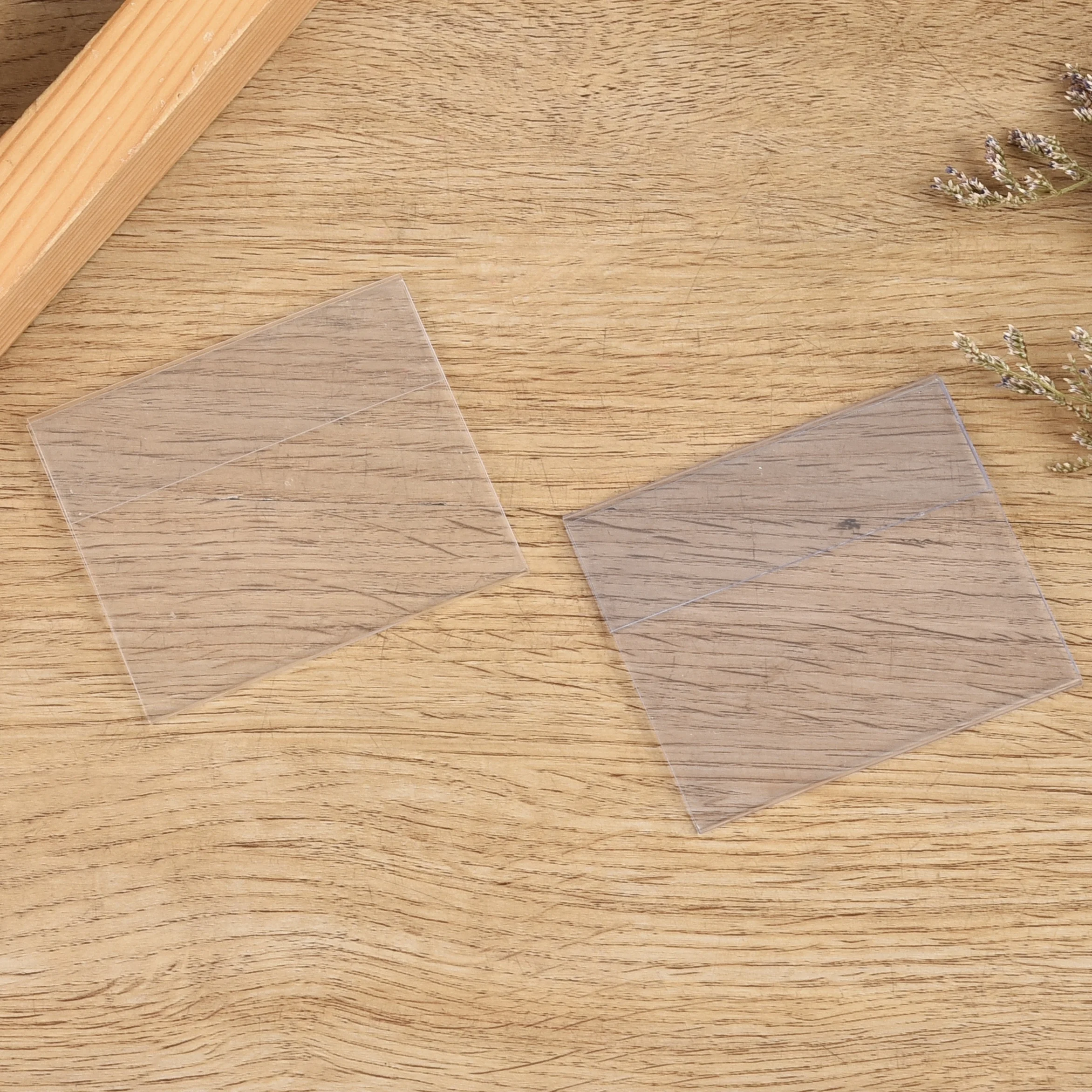 Custom Logo Semi rigid card holder Highly transparent PVC ID Card Holder Card protector Good price A4  rigid plastic pvc sheet