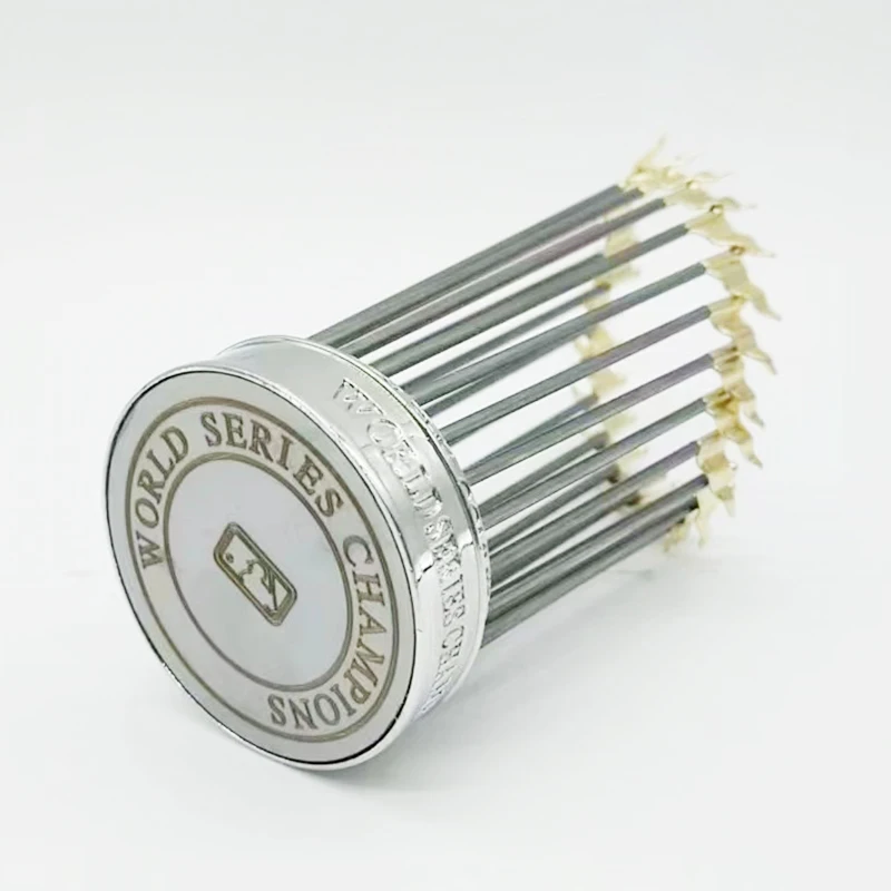 12cm Alloy Trophy All Years Baseball League Championship Trophy Cup Sports Games Memory Arts Crafts for Sport Fans